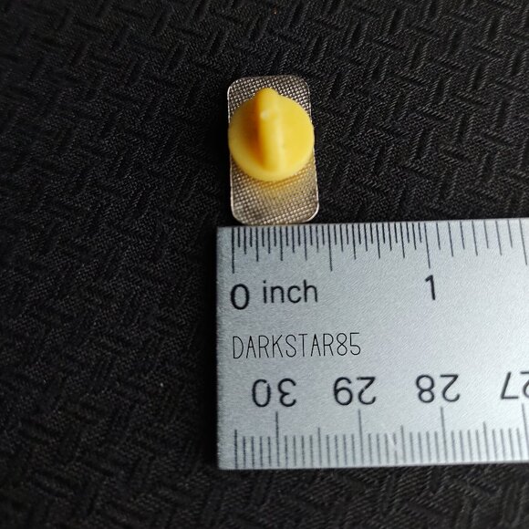 Vintage Bud Light White Blue and Red Logo Enamel Pin With Rubber Backing - Picture 5 of 5